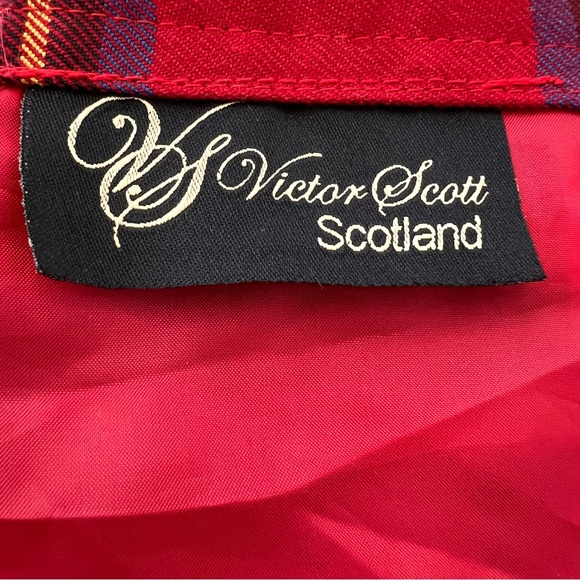 Victor Scott Kids Scottish Plaid Tartan Mini Kilt 0-1Y - Picture 3 of 5